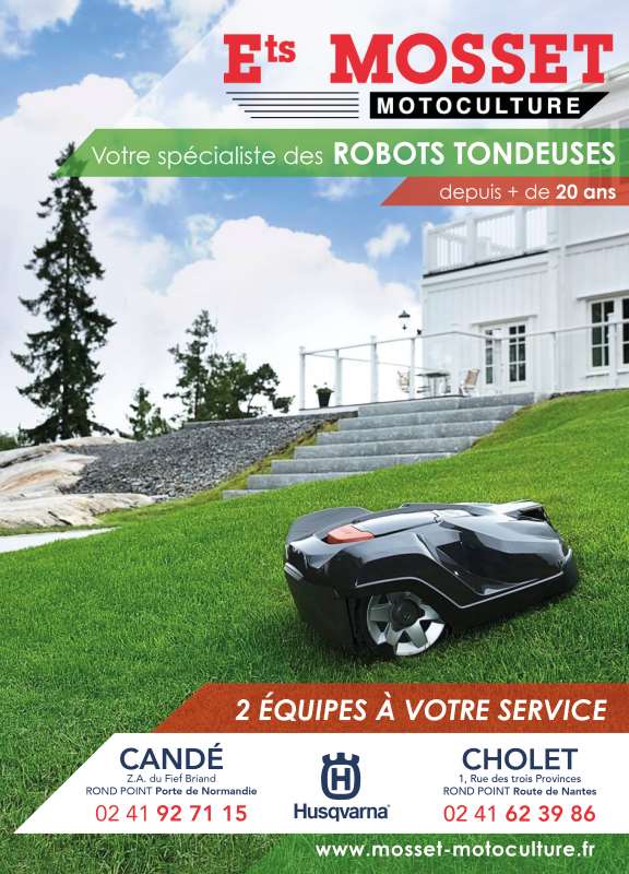 mosset tondeuse robot pelouse