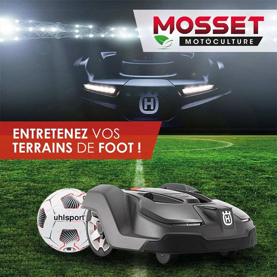 Entretenez vos terrains de foot avec les robots automower Mosset