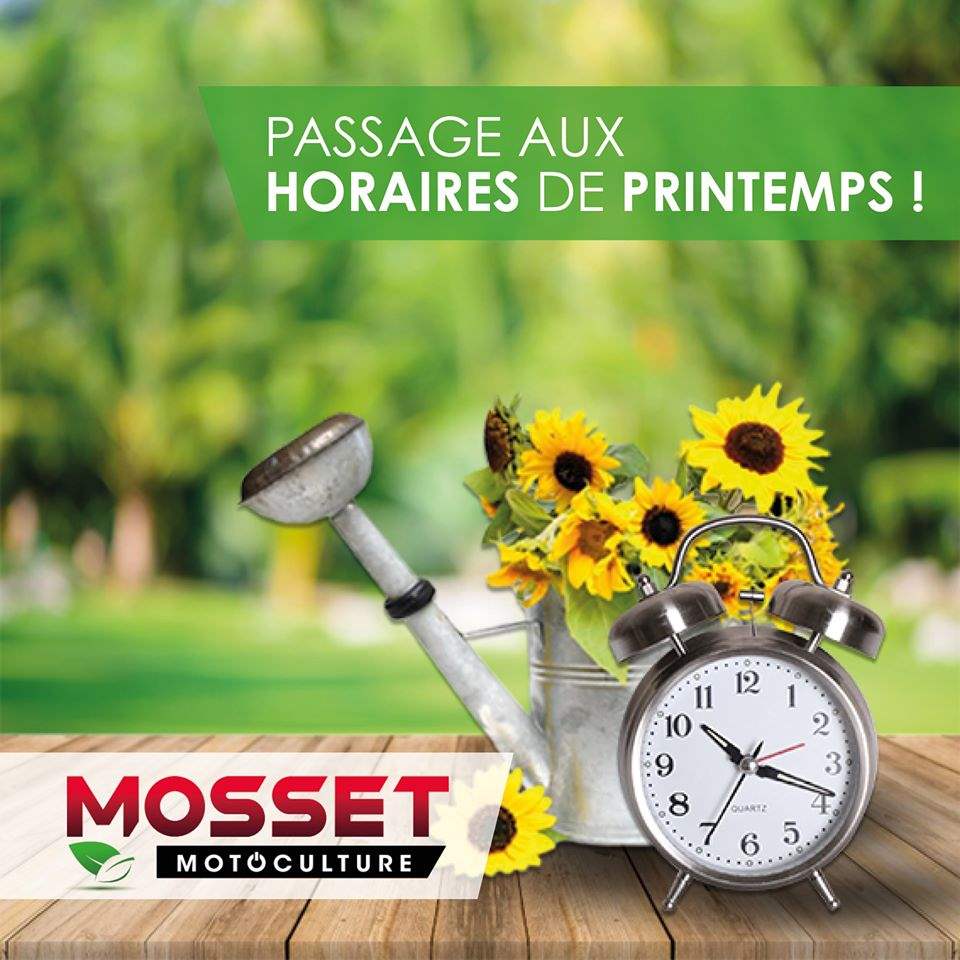 Horaires de printemps Mosset