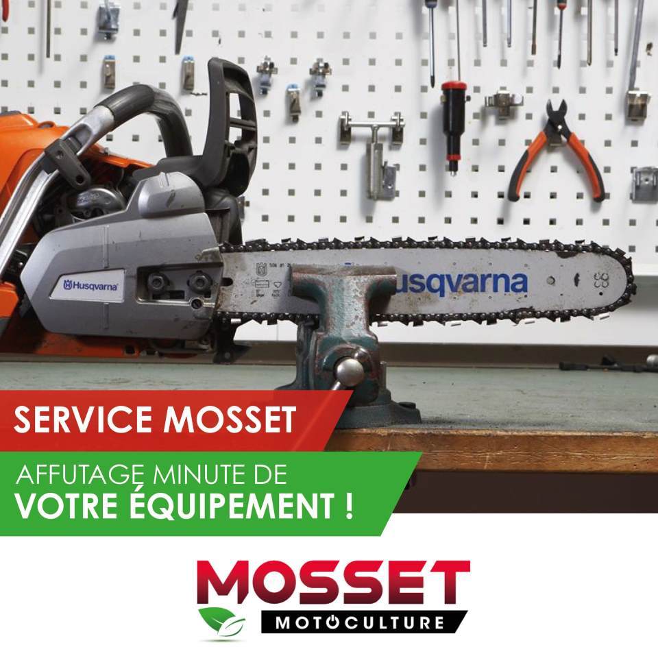 Les services MOSSET Affutage minute