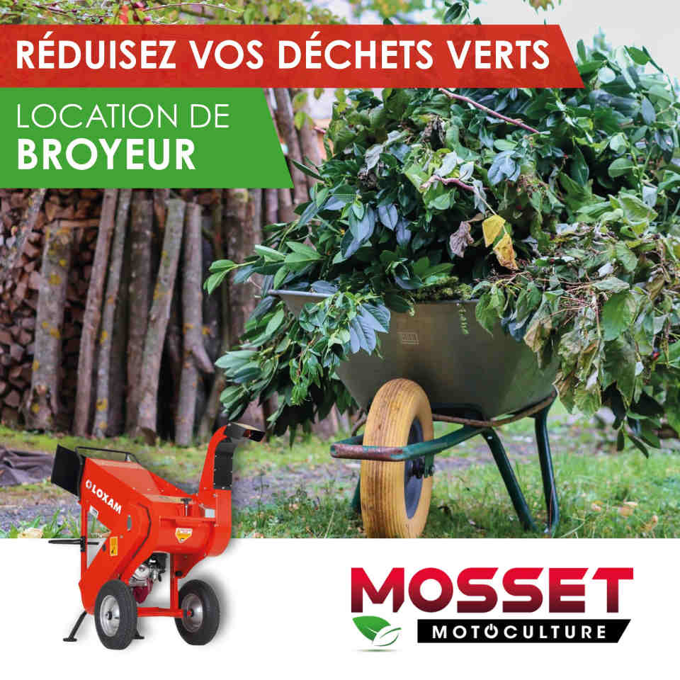 Location de broyeur Reduisez vos dechets verts